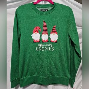 Chillin' with My Gnomies Graphic Sweater NEW